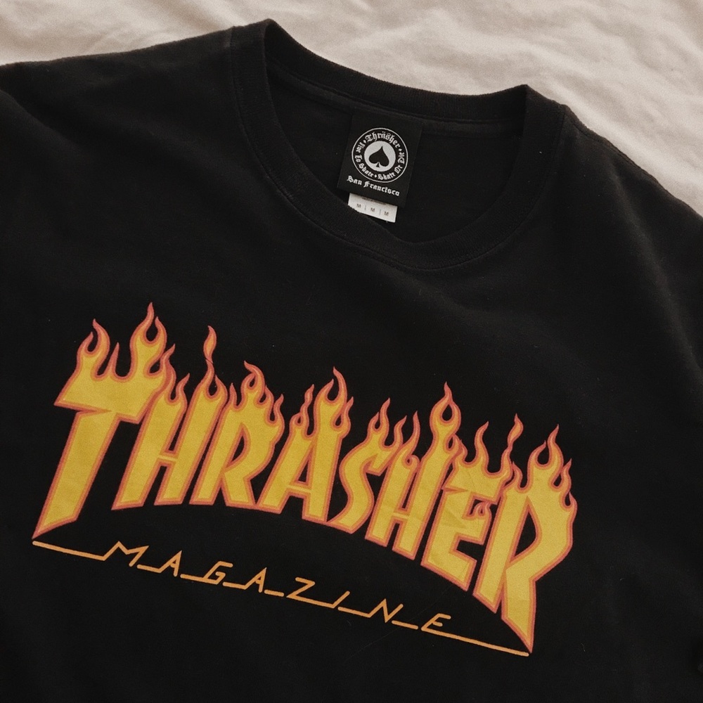 Thrasher Tee (black)
